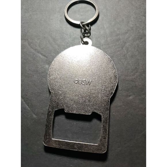 Nuka Cola Bottle Opener Keychain Metal Red - Picture 4 of 5